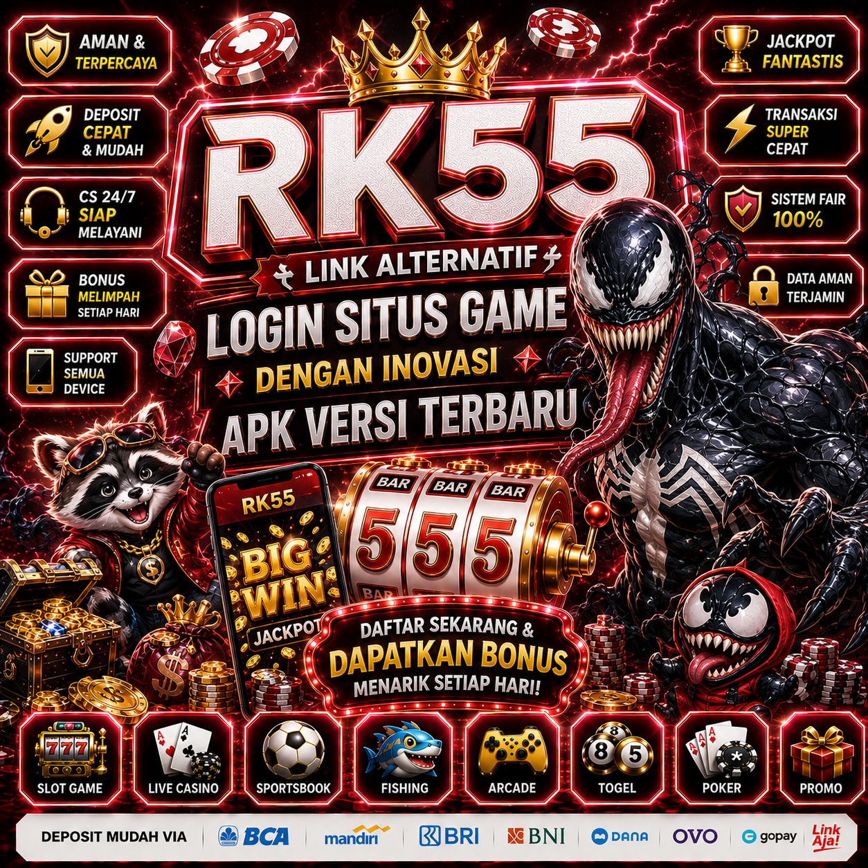 RK55 ᛝ Link Login Alternatif Smart Situs Game Online Dengan APK Versi Terbaru